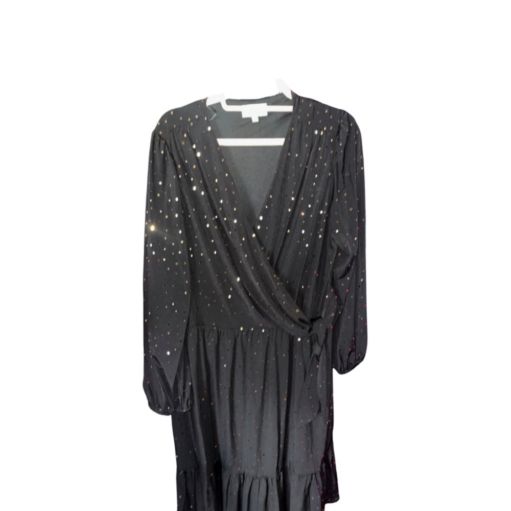 Elegant Black and Gold Robbie Bee Dress